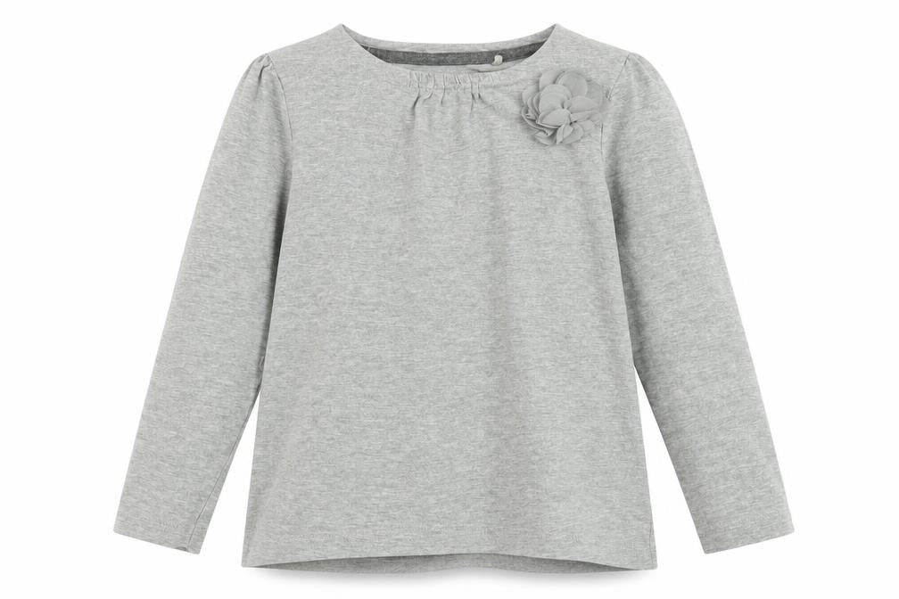 TU Girls Grey   Basic T-Shirt Size 6 Years