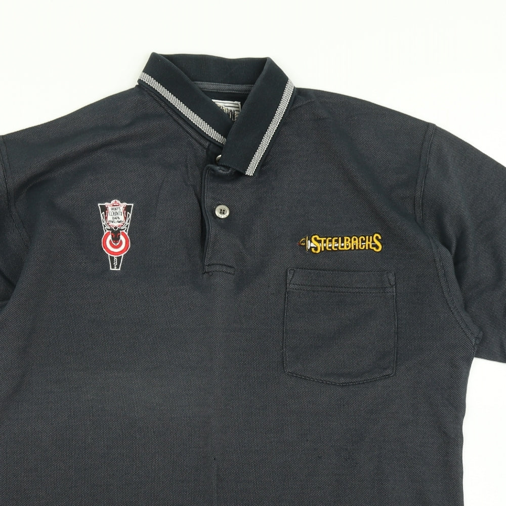 Best in Town  Mens Black    Polo Size M