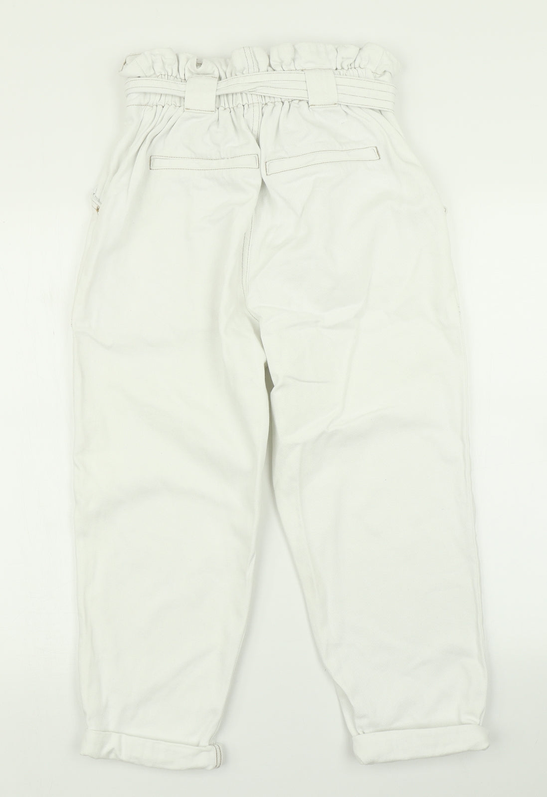 River Island Womens White  Denim Straight Jeans Size 10 L20 in - Paper