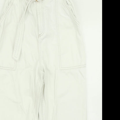 River Island Womens White  Denim Straight Jeans Size 10 L20 in - Paper