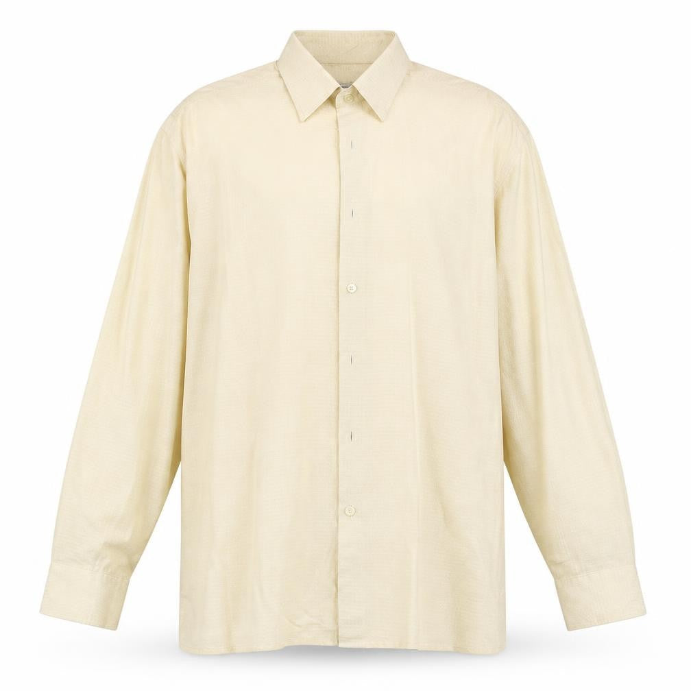 Mens UK Size 16.5 Burlin Beige  Button-Up Long Sleeve Casual Shirt