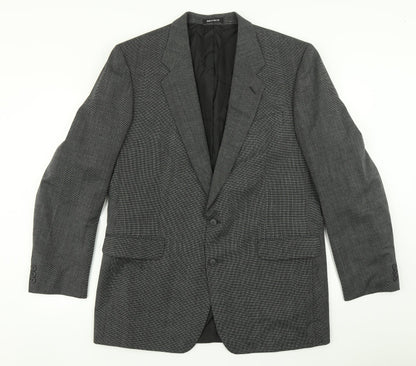 Mens UK Size 40 Preworn Regular Grey Suit Jacket