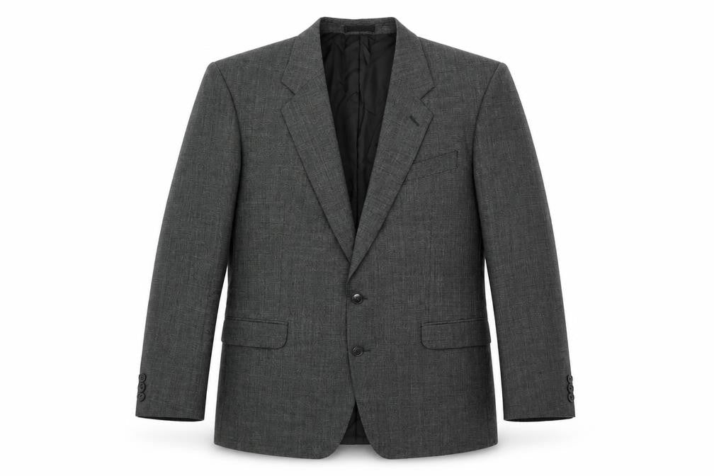 Mens UK Size 40 Preworn Regular Grey Suit Jacket