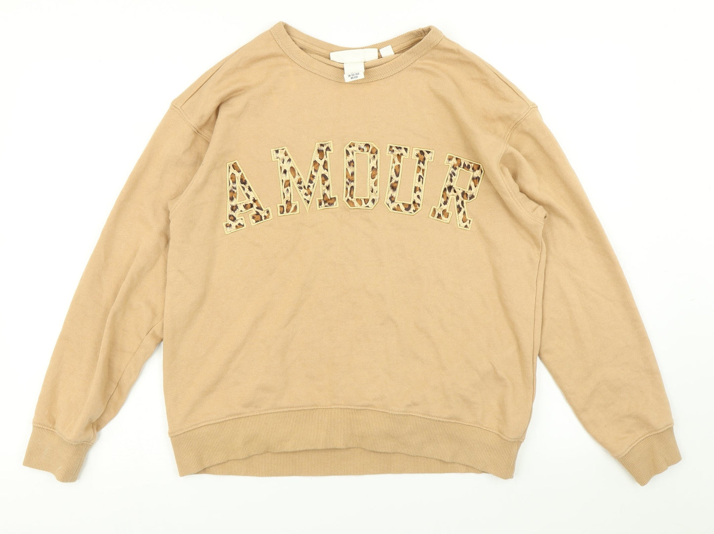 H&M Womens Brown   Pullover Sweatshirt Size XS