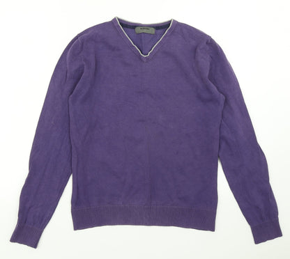 Burton Mens Purple  Knit Pullover Jumper Size S