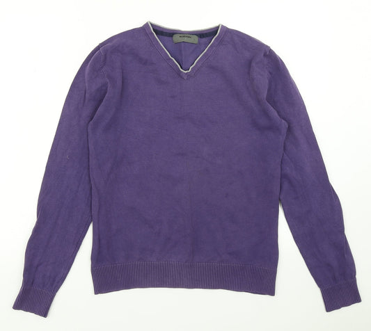 Burton Mens Purple  Knit Pullover Jumper Size S