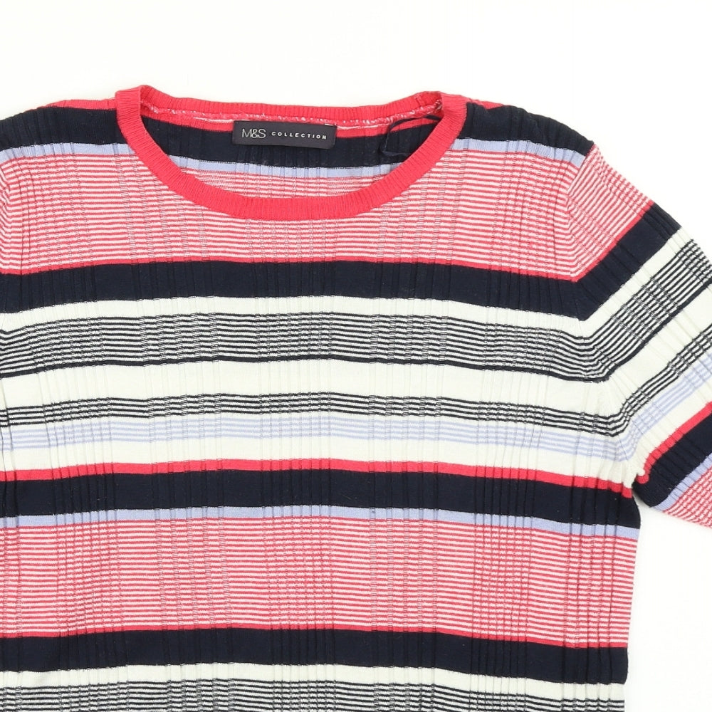 Womens UK Size 16 M&S Collection Red Pullover Jumper