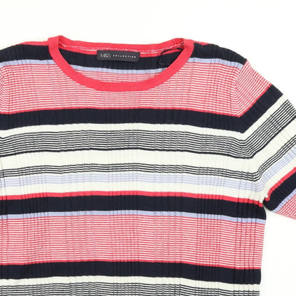 Womens UK Size 16 M&S Collection Red Pullover Jumper