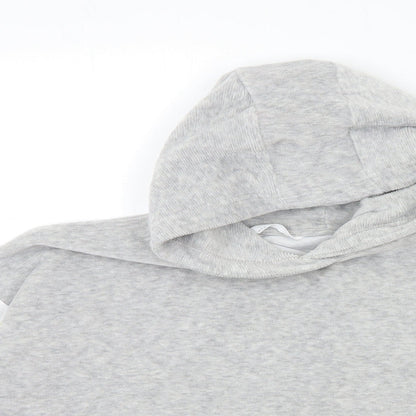 Marks and Spencer Girls Grey   Pullover Hoodie Size 14 Years