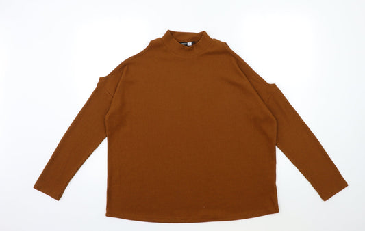 Womens UK Size 12 PEP&CO Brown Pullover Jumper