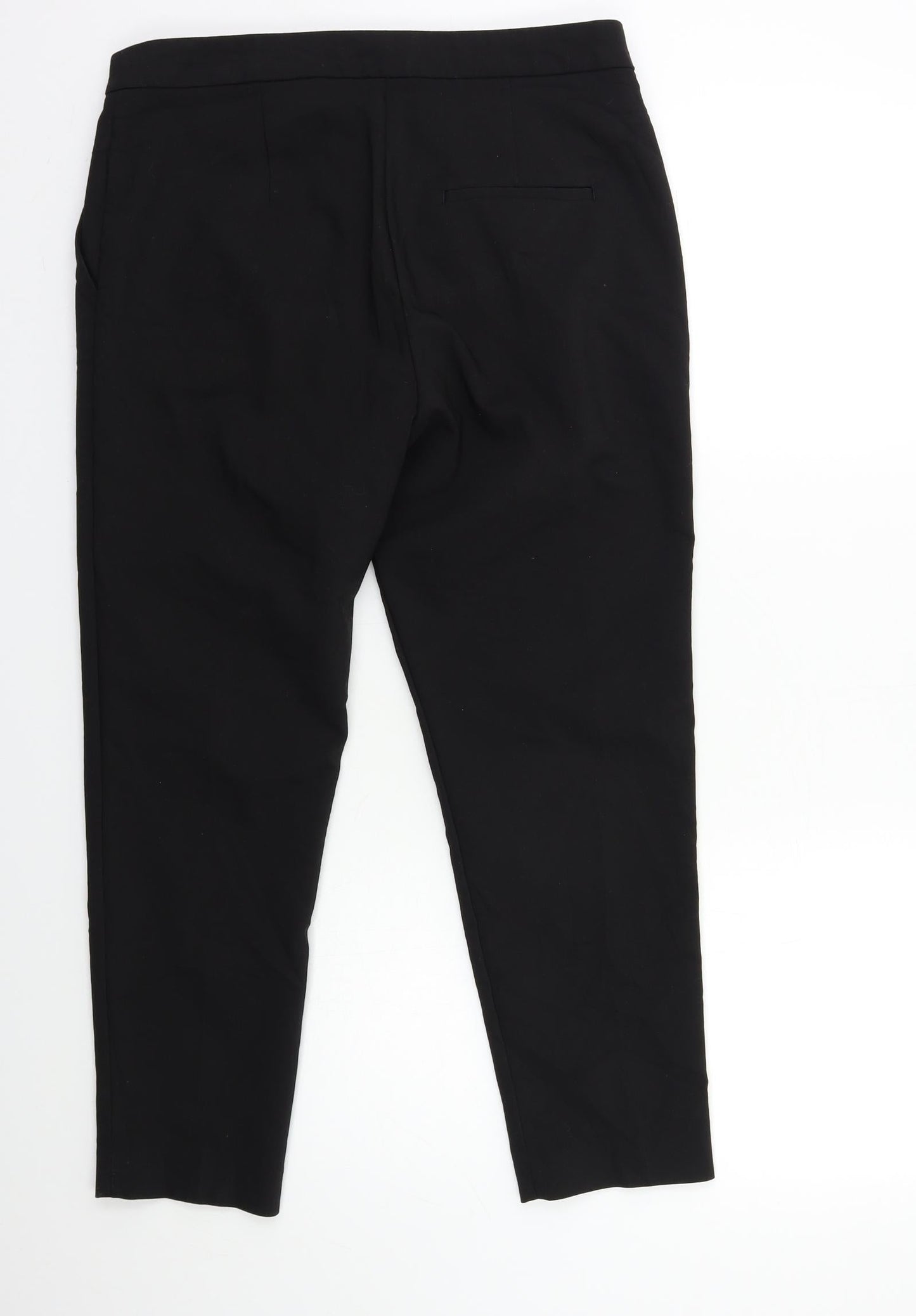 Womens UK Size 12 H&M Regular Fit  Black Trousers