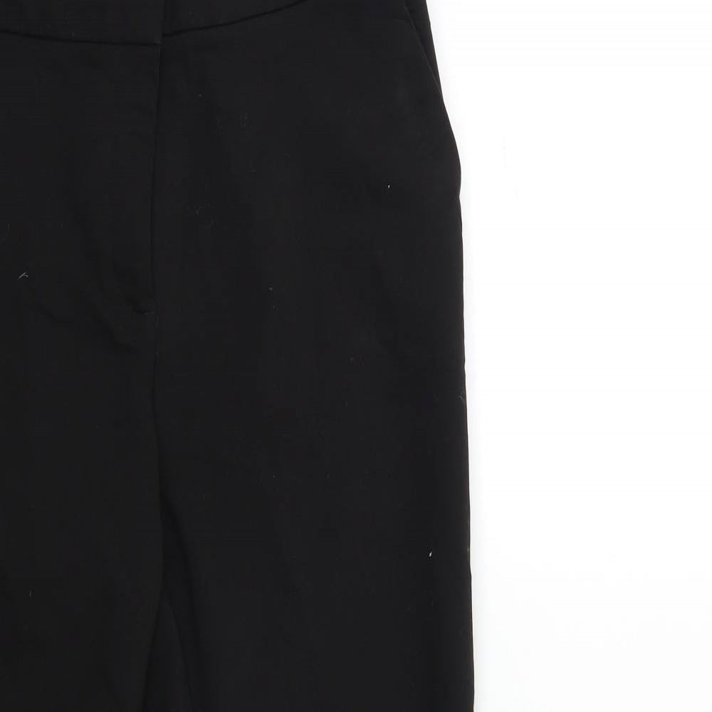 Womens UK Size 12 H&M Regular Fit  Black Trousers
