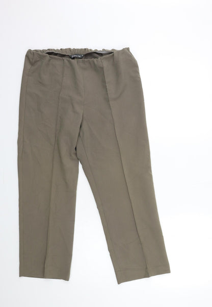 Bonmarché Womens Grey   Trousers  Size 12 L25 in