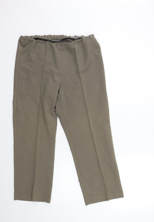 Bonmarché Womens Grey   Trousers  Size 12 L25 in