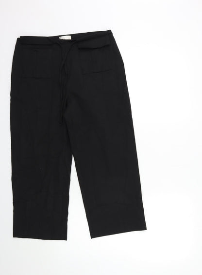 For Women Womens Black   Trousers  Size 12 L22 in