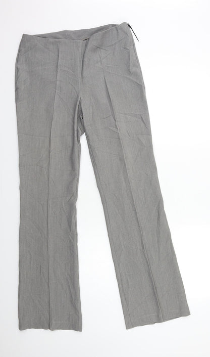 Womens UK Size 30 in Preworn Regular Fit  Grey Trousers