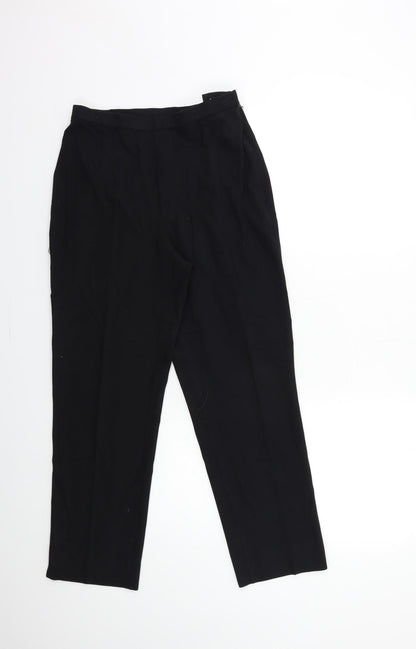 Womens UK Size 10 Marks and Spencer Regular Fit  Black Trousers