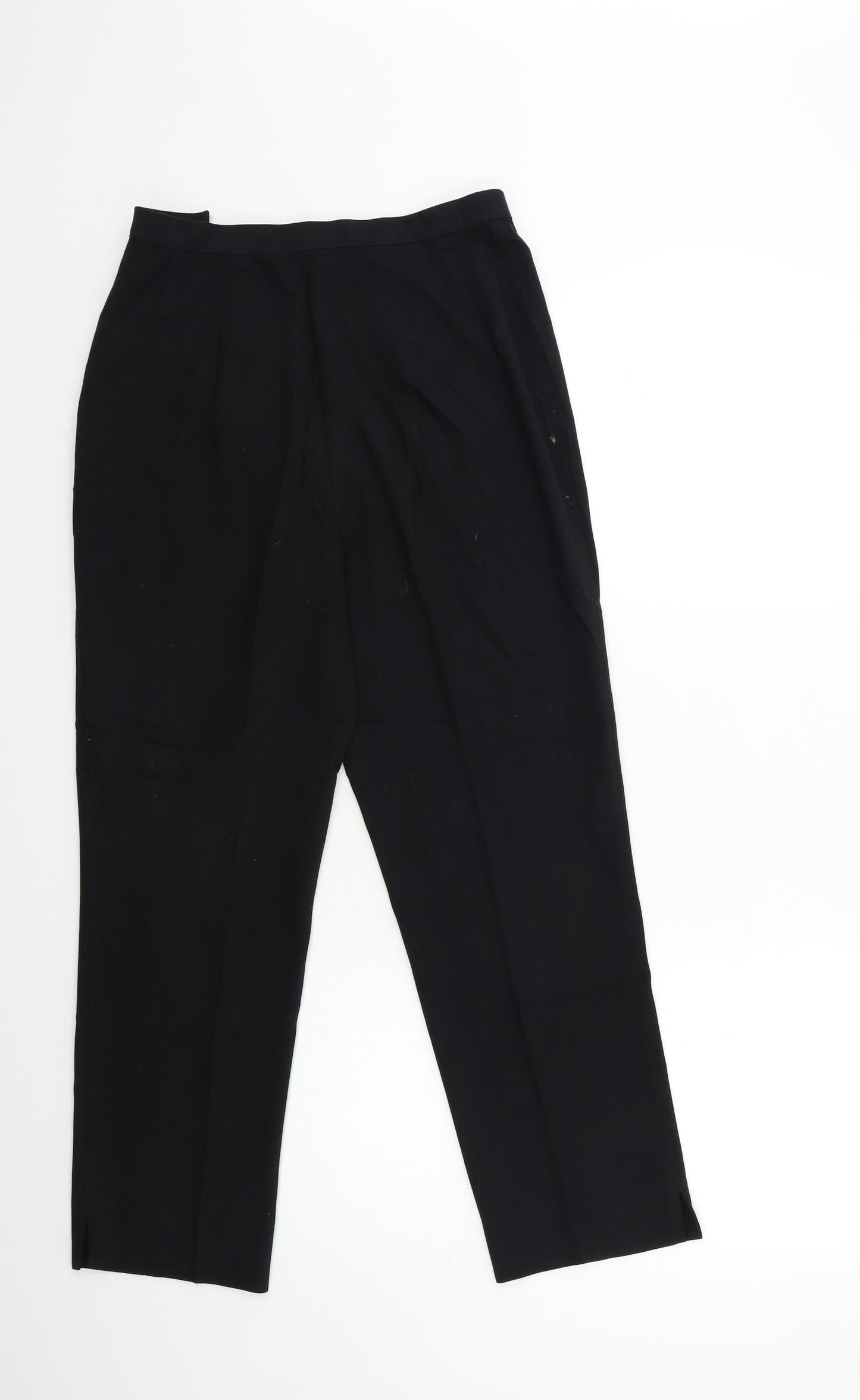 Womens UK Size 10 Marks and Spencer Regular Fit  Black Trousers