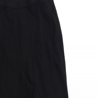 Womens UK Size 10 Marks and Spencer Regular Fit  Black Trousers