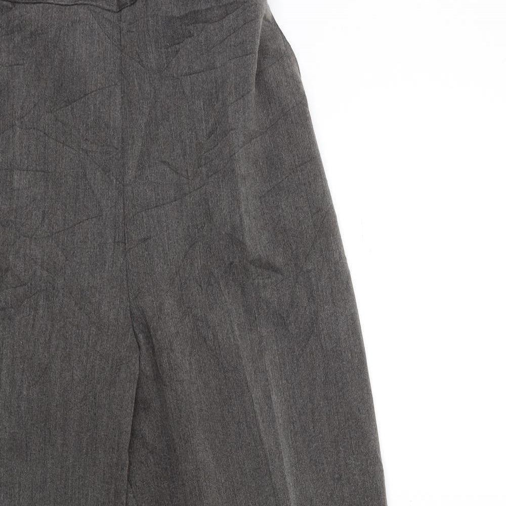 Womens UK Size 18 Preworn Regular Fit  Grey Trousers