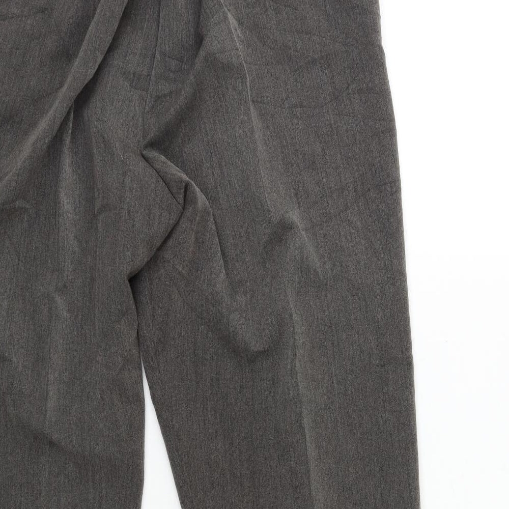 Womens UK Size 18 Preworn Regular Fit  Grey Trousers