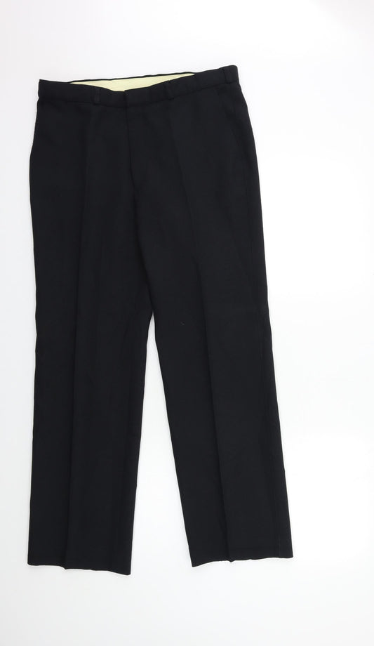 St Michael  Womens Black   Trousers  Size 34 in L31 in