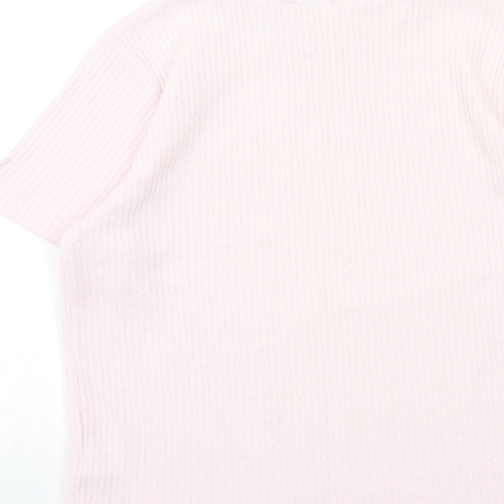 DASH Womens Pink  Knit Pullover Jumper Size 12