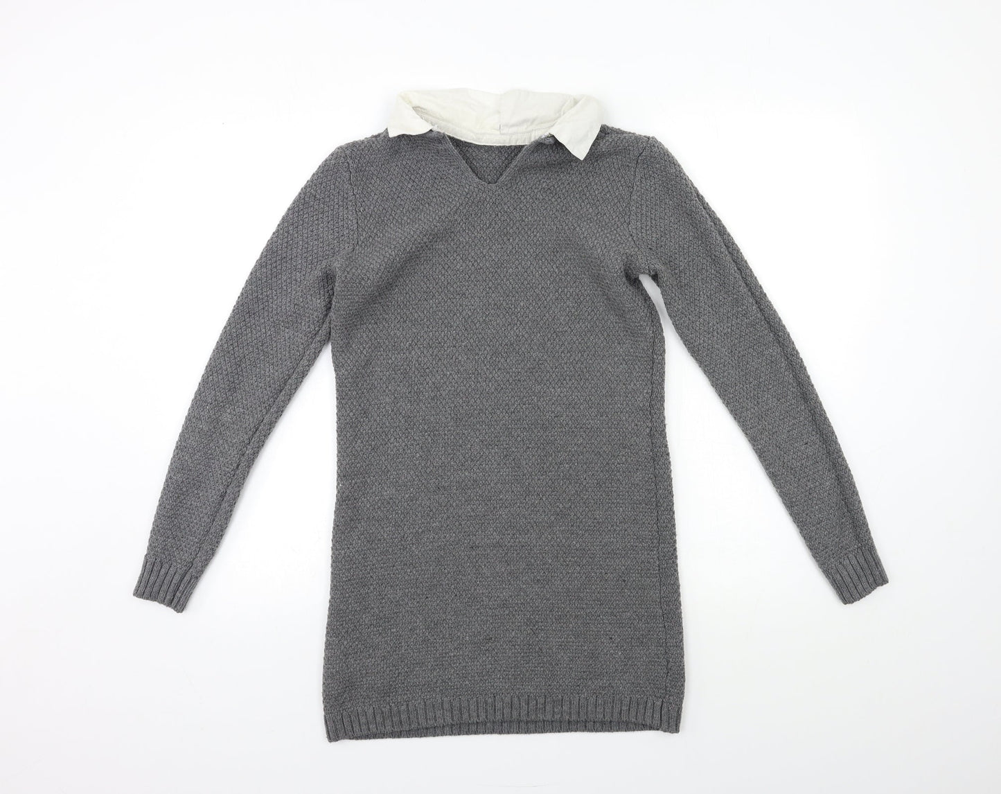 Atmosphere Womens Grey  Knit Jumper Dress  Size 8