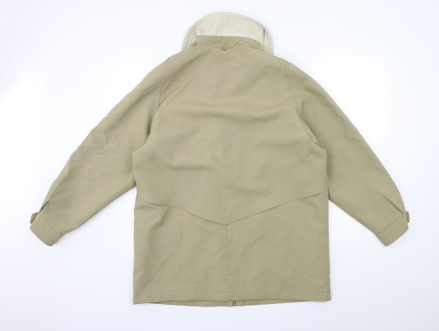 Womens UK Size 16 DAVID BARRY Green Overcoat
