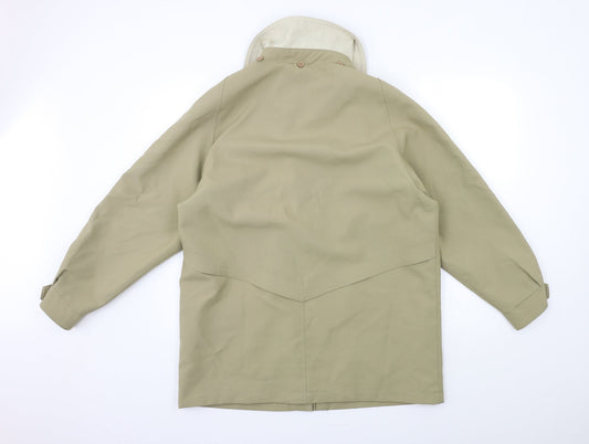 Womens UK Size 16 DAVID BARRY Green Overcoat