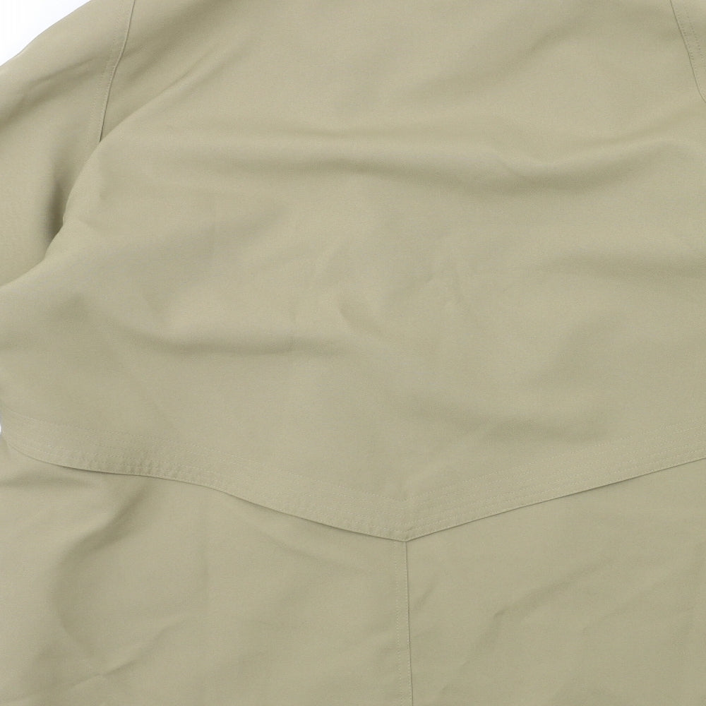 Womens UK Size 16 DAVID BARRY Green Overcoat