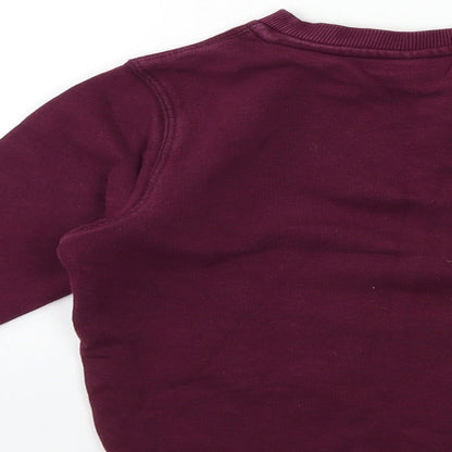 TU Boys Purple   Pullover Sweatshirt Size 5 Years