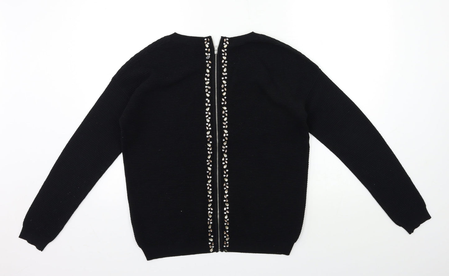 Womens UK Size 10 NEXT Black Pullover Jumper