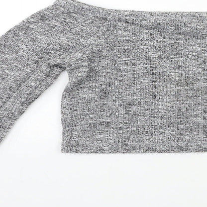 Candy Girls Grey   Basic T-Shirt Size 12 Years