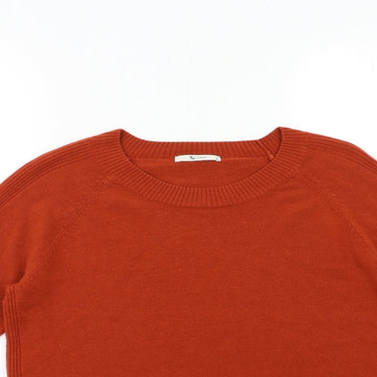 TU Womens Brown  Knit Pullover Jumper Size 16