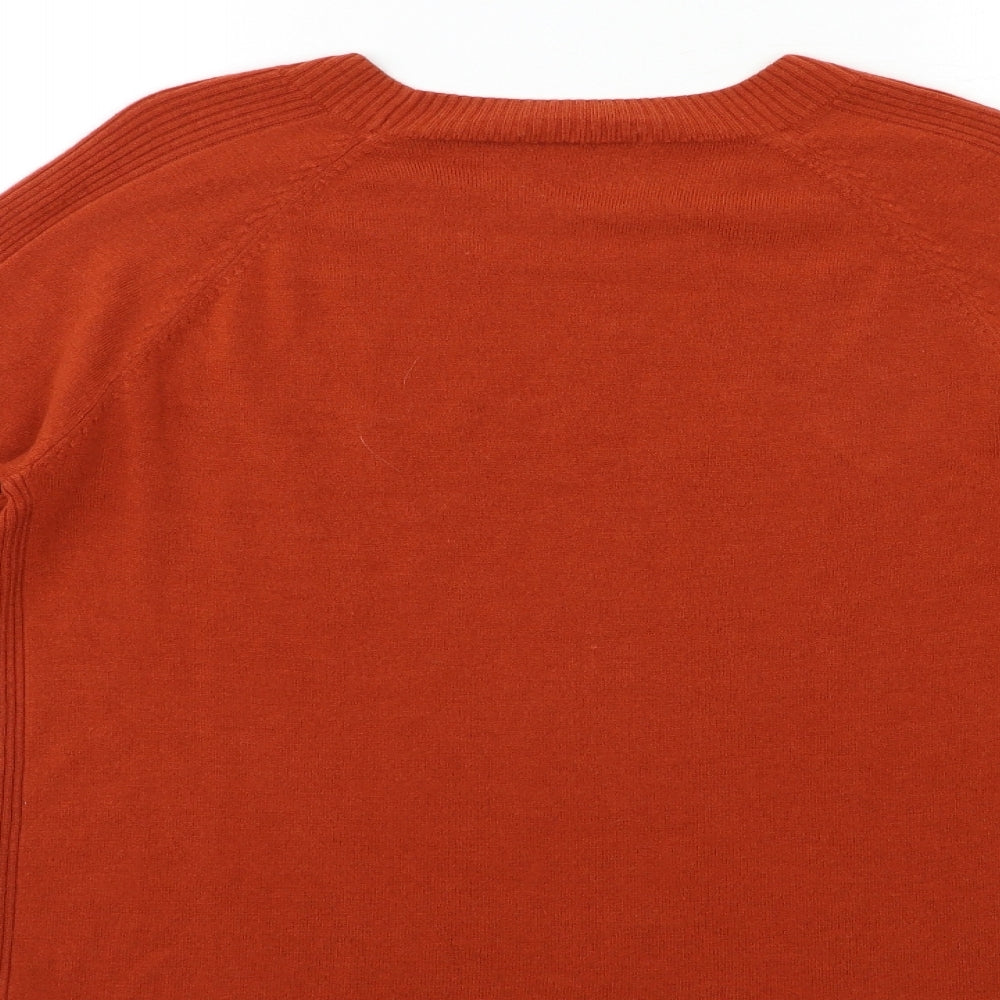 TU Womens Brown  Knit Pullover Jumper Size 16