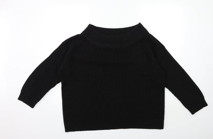 Womens UK Size L New Look Black Pullover Jumper
