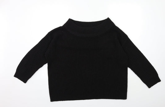 Womens UK Size L New Look Black Pullover Jumper