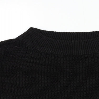 Womens UK Size L New Look Black Pullover Jumper