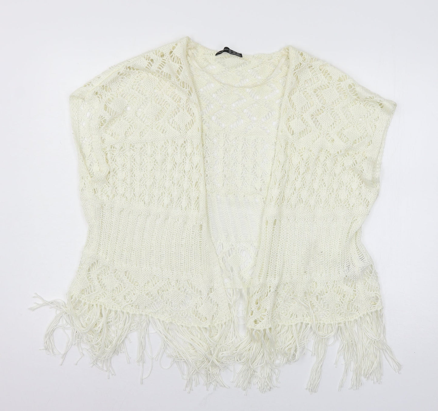 Womens UK Size XS Atmosphere Ivory Cardigan Jumper