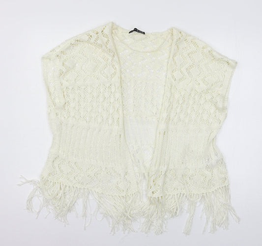 Womens UK Size XS Atmosphere Ivory Cardigan Jumper