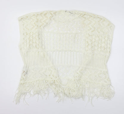 Womens UK Size XS Atmosphere Ivory Cardigan Jumper