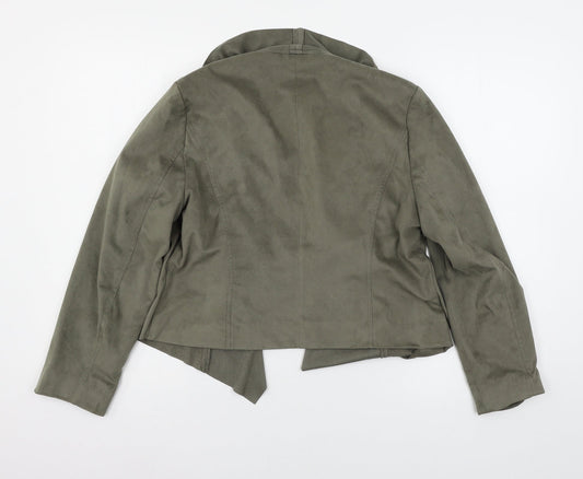 Womens UK Size 14 M&Co Green Jacket