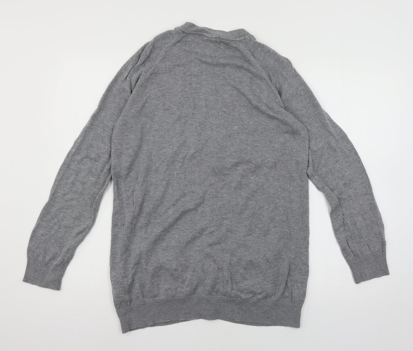 Womens UK Size M H&M Grey Cardigan Jumper