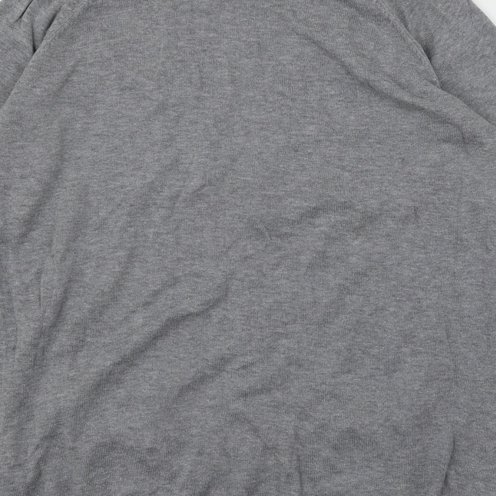 Womens UK Size M H&M Grey Cardigan Jumper