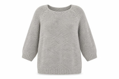 River Island Womens Grey  Knit Pullover Jumper Size 10