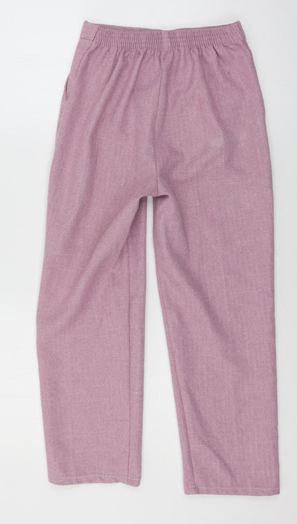 Womens UK Size 8 Preworn Regular Fit  Pink Trousers