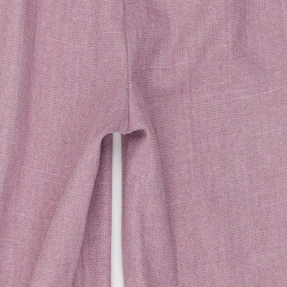 Womens UK Size 8 Preworn Regular Fit  Pink Trousers