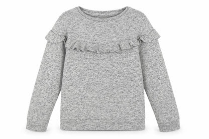 Next Girls Grey  Jersey Pullover Sweatshirt Size 12 Years