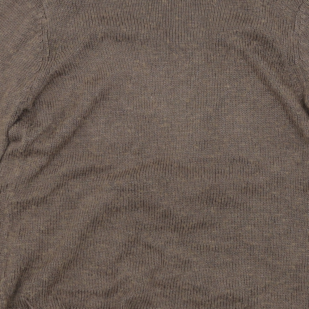 Womens UK Size 14 Marks and Spencer Brown Pullover Jumper